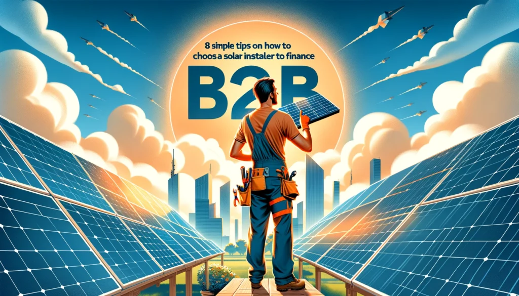 How to Choose a Solar Installer to Finance B2B